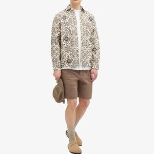 WAX LONDON WHITING MOSAIC QUILT OVERSHIRT